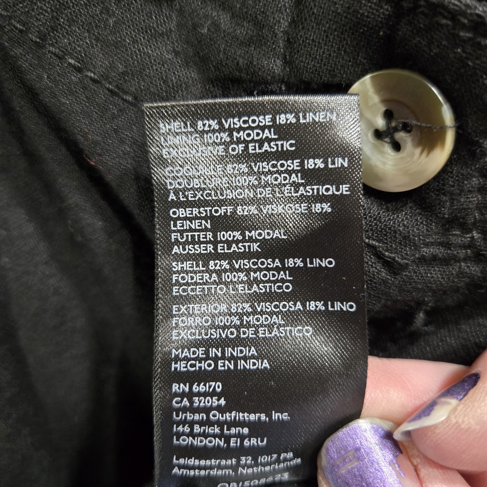 Free People Black Cut Out Smocked Back Maxi Dress - Picture 14 of 16
